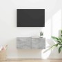 Mueble de TV Montado en la Pared Concreto 60 x 31 x 29.5 cm en Muebles TV | Comprar online en Foru.es