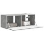 Mueble de TV Montado en la Pared Concreto 60 x 31 x 29.5 cm en Muebles TV | Comprar online en Foru.es