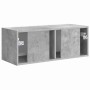 Mueble de TV Montado en la Pared Concreto 60 x 31 x 29.5 cm en Muebles TV | Comprar online en Foru.es