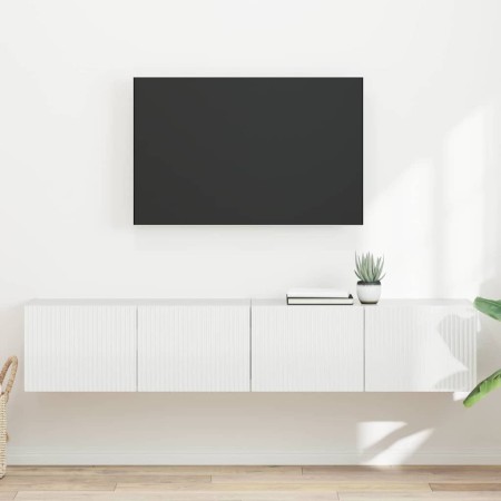 Mueble de TV Montado en la Pared 2 pcs Brillante en Muebles TV | Comprar online en Foru.es