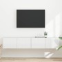Mueble de TV Montado en la Pared 2 pcs Brillante en Muebles TV | Comprar online en Foru.es