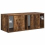 Mueble de TV Montado en la Pared Roble ahumado en Muebles TV | Comprar online en Foru.es
