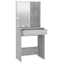 Tocador con LED color gris Sonoma 60x40x140 cm de vidaXL, Tocadores para dormitorios - Ref: Foro24-820443, Precio: 110,56 €, ...