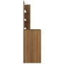 Tocador con LED marrón roble 60x40x140 cm de vidaXL, Tocadores para dormitorios - Ref: Foro24-820444, Precio: 101,01 €, Descu...