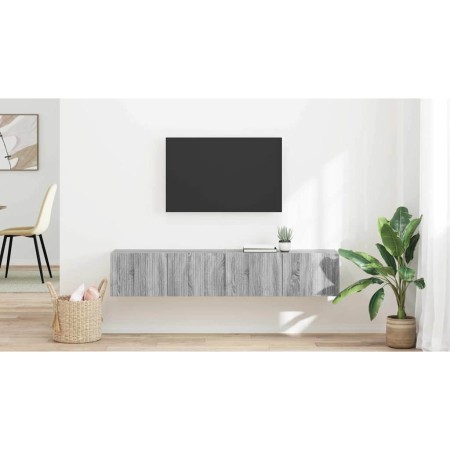 Mueble de TV Montado en la Pared 2 pcs Gris Sonoma en Muebles TV | Comprar online en Foru.es