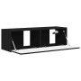 Mueble de TV Montado en la Pared Negro 60 x 31 x 29.5 cm en Muebles TV | Comprar online en Foru.es