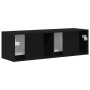Mueble de TV Montado en la Pared Negro 60 x 31 x 29.5 cm en Muebles TV | Comprar online en Foru.es