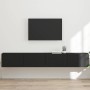Mueble de TV Montado en la Pared 2 pcs Negro 60 x 31 x 29.5 cm en Muebles TV | Comprar online en Foru.es