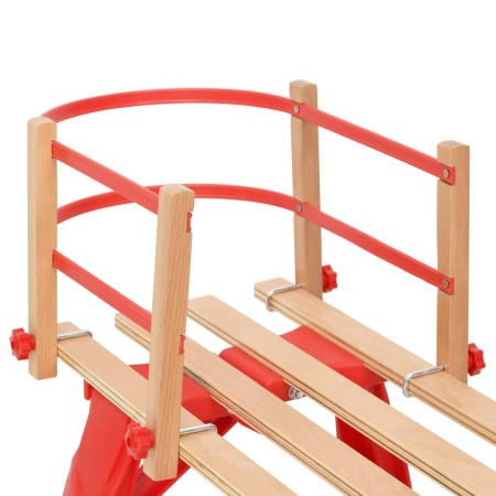 Respaldo para trineo madera contrachapada rojo de vidaXL, Trineos - Ref: Foro24-93698, Precio: 31,79 €, Descuento: %