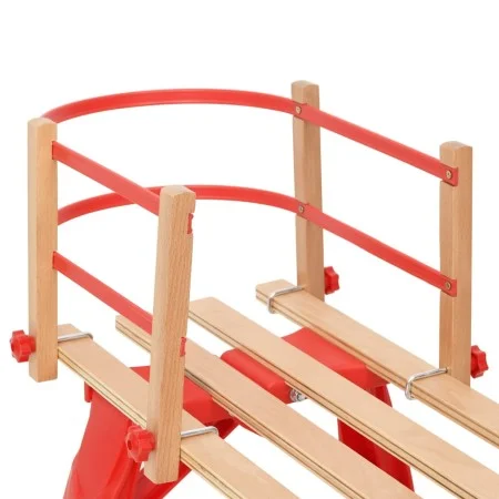 Respaldo para trineo madera contrachapada rojo de vidaXL, Trineos - Ref: Foro24-93698, Precio: 30,70 €, Descuento: %