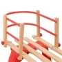 Respaldo para trineo madera contrachapada rojo de vidaXL, Trineos - Ref: Foro24-93698, Precio: 30,70 €, Descuento: %