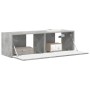Mueble de TV Montado en la Pared Concreto 60 x 31 x 29.5 cm en Muebles TV | Comprar online en Foru.es