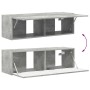 Mueble de TV Montado en la Pared Concreto 60 x 31 x 29.5 cm en Muebles TV | Comprar online en Foru.es