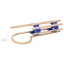 Trineo plegable de madera contrachapada 110 cm de vidaXL, Trineos - Ref: Foro24-93699, Precio: 63,96 €, Descuento: %