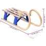 Trineo plegable de madera contrachapada 110 cm de vidaXL, Trineos - Ref: Foro24-93699, Precio: 63,96 €, Descuento: %