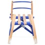 Trineo plegable con respaldo madera contrachapada 110 cm de vidaXL, Trineos - Ref: Foro24-93700, Precio: 103,64 €, Descuento: %