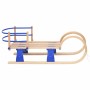 Trineo plegable con respaldo madera contrachapada 110 cm de vidaXL, Trineos - Ref: Foro24-93700, Precio: 103,64 €, Descuento: %