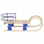 Trineo plegable con respaldo madera contrachapada 110 cm de vidaXL, Trineos - Ref: Foro24-93700, Precio: 102,29 €, Descuento: %