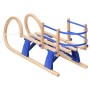 Trineo plegable con respaldo madera contrachapada 110 cm de vidaXL, Trineos - Ref: Foro24-93700, Precio: 103,64 €, Descuento: %