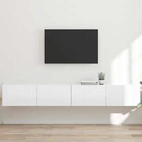 Mueble de TV Montado en la Pared 2 pcs Brillante en Muebles TV | Comprar online en Foru.es