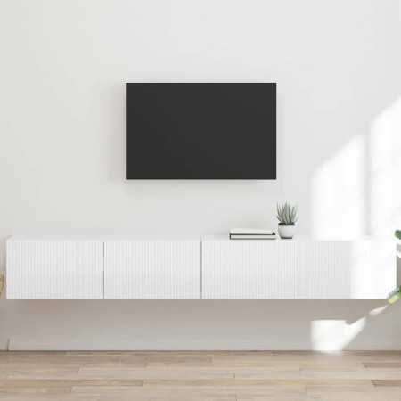 Mueble de TV Montado en la Pared 2 pcs Brillante en Muebles TV | Comprar online en Foru.es
