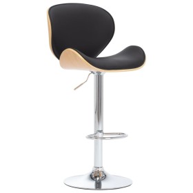 Taburete de cocina cuero sintético negro de vidaXL, Taburetes de cocina - Ref: Foro24-287412, Precio: 173,64 €, Descuento: %