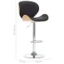 Taburete de cocina cuero sintético negro de vidaXL, Taburetes de cocina - Ref: Foro24-287412, Precio: 164,43 €, Descuento: %