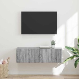 Mueble de TV Montado en la Pared Gris Sonoma 60 x 31 x 29.5 cm en Muebles TV | Comprar online en Foru.es