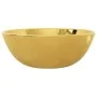 Golden ceramic washbasin 28x10 cm by vidaXL, Sinks - Ref: Foro24-143490, Price: 63,31 €, Discount: %