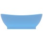 Lavabo lujoso con rebosadero cerámica azul claro 58,5x39 cm de vidaXL, Lavabos - Ref: Foro24-146934, Precio: 69,49 €, Descuen...