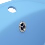 Lavabo lujoso con rebosadero cerámica azul claro 58,5x39 cm de vidaXL, Lavabos - Ref: Foro24-146934, Precio: 69,49 €, Descuen...