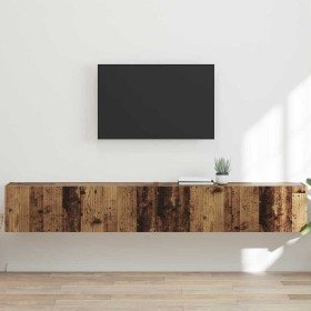 Mueble de TV Montado en la Pared 2 pcs Madera Vieja en Muebles TV | Comprar online en Foru.es