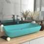 Lavabo rectangular de lujo cerámica verde claro mate 71x38 cm de vidaXL, Lavabos - Ref: Foro24-146958, Precio: 82,73 €, Descu...