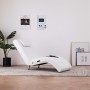Diván de masaje con almohada de cuero sintético blanco de vidaXL, Divanes - Ref: Foro24-281285, Precio: 253,39 €, Descuento: %
