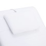 Diván de masaje con almohada de cuero sintético blanco de vidaXL, Divanes - Ref: Foro24-281285, Precio: 253,39 €, Descuento: %