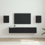Mueble de TV Montado en la Pared 2 pcs Negro 30 x 31 x 40 cm en Muebles TV | Comprar online en Foru.es