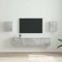 Mueble de TV Montado en la Pared 2 pcs Concreto 30 x 31 x 40 cm en Muebles TV | Comprar online en Foru.es