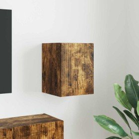 Mueble de TV Montado en la Pared Roble ahumado 30 x 31 x 40 cm en Muebles TV | Comprar online en Foru.es
