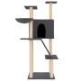 Rascador para gatos con postes de sisal gris oscuro 143 cm de vidaXL, Mobiliario para gatos - Ref: Foro24-171731, Precio: 55,...