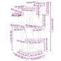 Rascador para gatos con postes de sisal gris oscuro 143 cm de vidaXL, Mobiliario para gatos - Ref: Foro24-171731, Precio: 55,...