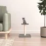 Poste rascador para gatos con plataforma gris claro 38 cm de vidaXL, Mobiliario para gatos - Ref: Foro24-171736, Precio: 18,4...