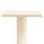 Poste rascador para gatos con plataforma color crema 38 cm de vidaXL, Mobiliario para gatos - Ref: Foro24-171735, Precio: 18,...