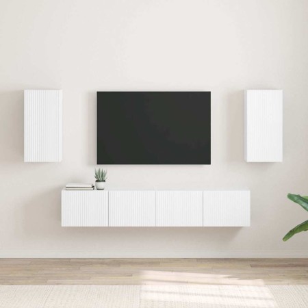 Mueble de TV Montado en la Pared 2 pcs 30 x 31 x 60 cm en Muebles TV | Comprar online en Foru.es