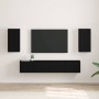 Mueble de TV Montado en la Pared 2 pcs Negro 30 x 31 x 60 cm en Muebles TV | Comprar online en Foru.es