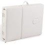 Mesa camilla de masaje de aluminio plegable de 4 cuerpos blanco crema de vidaXL, Mesas de masaje - Ref: Foro24-110100, Precio...