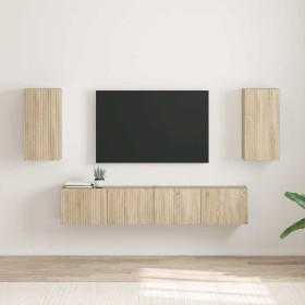 Mueble de TV Montado en la Pared 2 pcs Sonoma 30 x 31 x 60 cm en Muebles TV | Comprar online en Foru.es