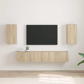 Mueble de TV Montado en la Pared 2 pcs Sonoma 30 x 31 x 60 cm en Muebles TV | Comprar online en Foru.es