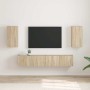 Mueble de TV Montado en la Pared 2 pcs Sonoma 30 x 31 x 60 cm en Muebles TV | Comprar online en Foru.es