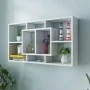 Estantería suspendida con 8 compartimentos blanco de vidaXL, Estantes y estanterías - Ref: Foro24-242548, Precio: 56,19 €, De...