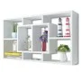 Estantería suspendida con 8 compartimentos blanco de vidaXL, Estantes y estanterías - Ref: Foro24-242548, Precio: 56,19 €, De...